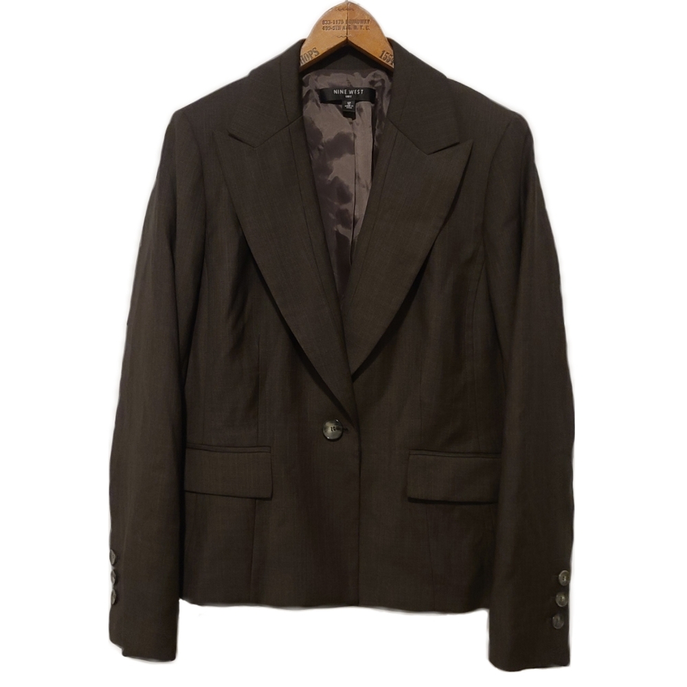 Nine West Blazer Single Button